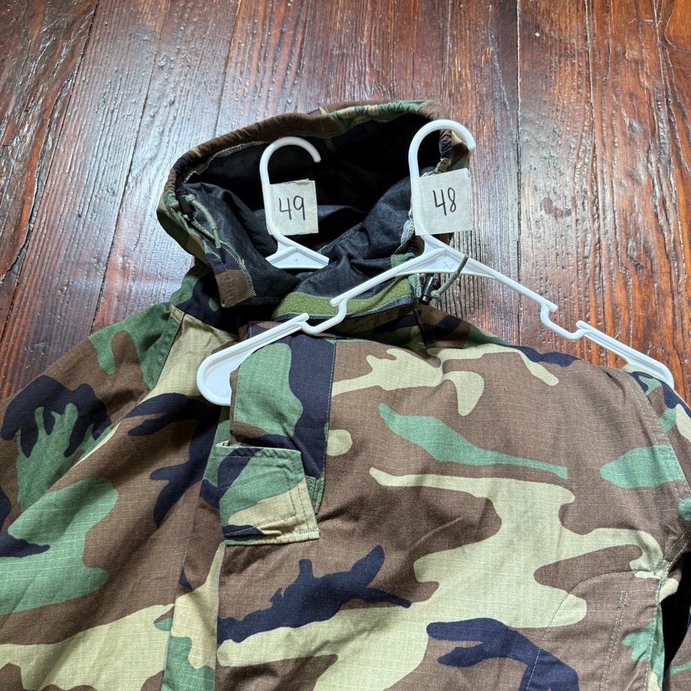US Military Woodland Camo Chemical Protective Overgarment Jacket Pants Set Large - Picture 15 of 15